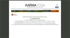 Desktop Screenshot of karma-yoga.fr